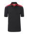 Herren Men's Workwear Polo - COLOR - Carbon/red 8533