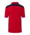 Herren Men's Workwear Polo - COLOR - Red/navy 8533