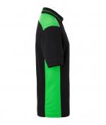 Herren Men's Workwear Polo - COLOR - Black/lime-green 8533