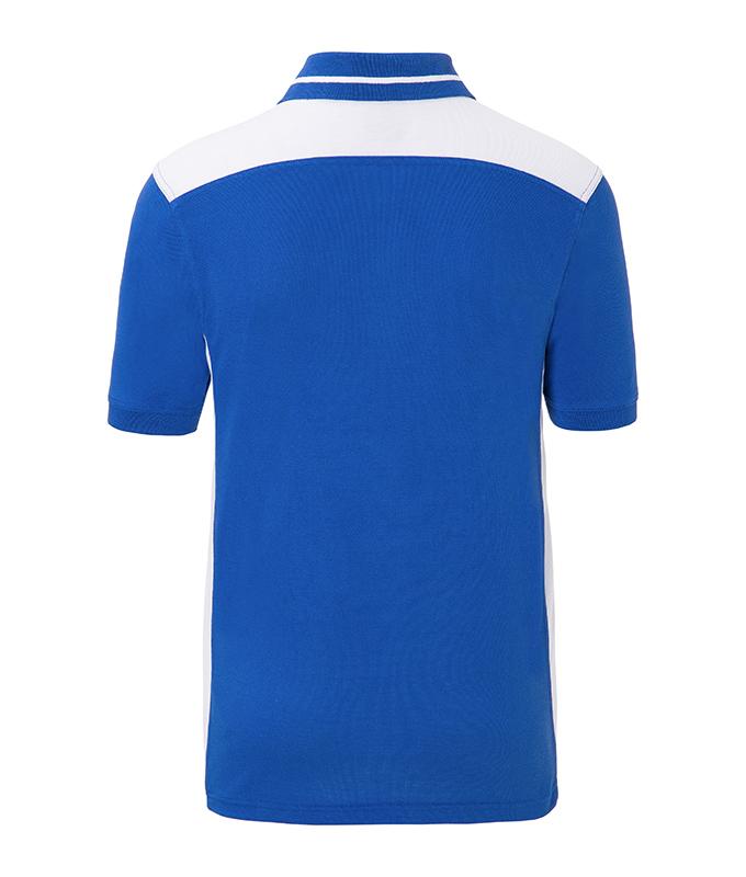 Herren Men's Workwear Polo - COLOR - Royal/white 8533