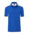 Herren Men's Workwear Polo - COLOR - Royal/white 8533