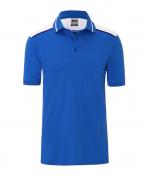 Men Men's Workwear Polo - COLOR - Royal/white 8533