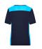 Ladies Ladies' Workwear T-Shirt - COLOR - Navy/turquoise 8534