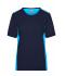 Ladies Ladies' Workwear T-Shirt - COLOR - Navy/turquoise 8534