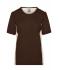 Damen Ladies' Workwear T-Shirt - COLOR - Brown/stone 8534