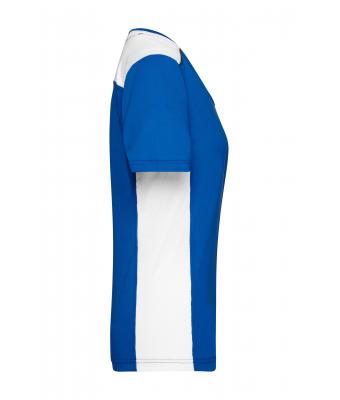 Damen Ladies' Workwear T-Shirt - COLOR - Royal/white 8534