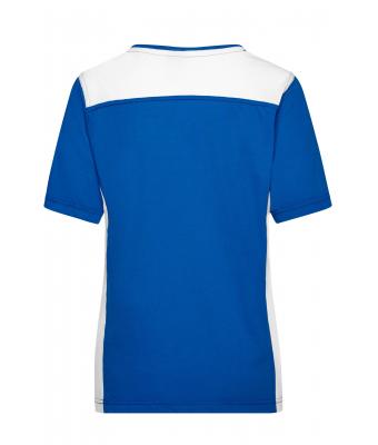 Damen Ladies' Workwear T-Shirt - COLOR - Royal/white 8534