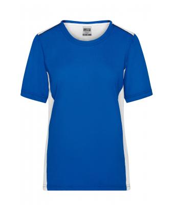 Damen Ladies' Workwear T-Shirt - COLOR - Royal/white 8534