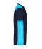 Men Men's Workwear T-Shirt - COLOR - Navy/turquoise 8535