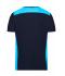Men Men's Workwear T-Shirt - COLOR - Navy/turquoise 8535