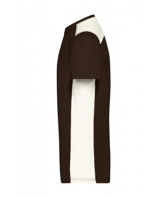 Herren Men's Workwear T-Shirt - COLOR - Brown/stone 8535