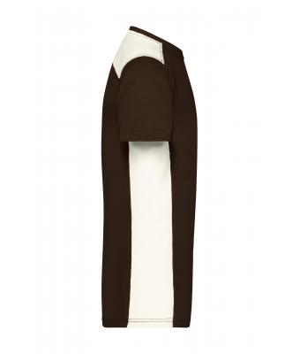 Herren Men's Workwear T-Shirt - COLOR - Brown/stone 8535