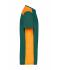 Men Men's Workwear T-Shirt - COLOR - Dark-green/orange 8535