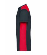 Men Men's Workwear T-Shirt - COLOR - Carbon/red 8535