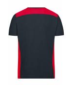 Men Men's Workwear T-Shirt - COLOR - Carbon/red 8535