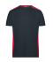 Men Men's Workwear T-Shirt - COLOR - Carbon/red 8535