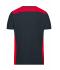 Herren Men's Workwear T-Shirt - COLOR - Carbon/red 8535