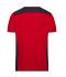 Herren Men's Workwear T-Shirt - COLOR - Red/navy 8535