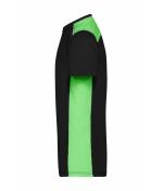 Herren Men's Workwear T-Shirt - COLOR - Black/lime-green 8535