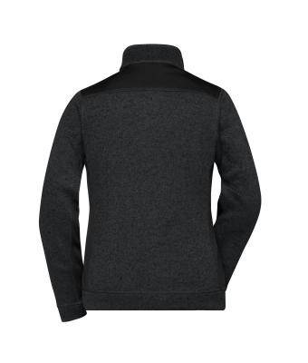 Ladies Ladies' Knitted Workwear Fleece Jacket - STRONG - Black/black 8536