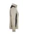 Ladies Ladies' Knitted Workwear Fleece Jacket - STRONG - Stone-melange/black 8536