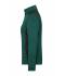 Damen Ladies' Knitted Workwear Fleece Jacket - STRONG - Dark-green-melange/black 8536
