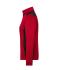 Ladies Ladies' Knitted Workwear Fleece Jacket - STRONG - Red-melange/black 8536