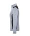 Damen Ladies' Knitted Workwear Fleece Jacket - STRONG - White-melange/carbon 8536