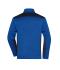 Herren Men's Knitted Workwear Fleece Jacket - STRONG - Royal-melange/navy 8537