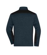 Herren Men's Knitted Workwear Fleece Jacket - STRONG - Navy/navy 8537