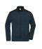 Herren Men's Knitted Workwear Fleece Jacket - STRONG - Navy/navy 8537