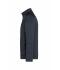 Herren Men's Knitted Workwear Fleece Jacket - STRONG - Carbon-melange/black 8537