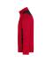 Men Men's Knitted Workwear Fleece Jacket - STRONG - Red-melange/black 8537