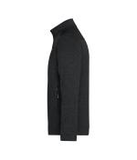 Herren Men's Knitted Workwear Fleece Jacket - STRONG - Black/black 8537