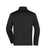 Herren Men's Knitted Workwear Fleece Jacket - STRONG - Black/black 8537