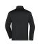 Herren Men's Knitted Workwear Fleece Jacket - STRONG - Black/black 8537