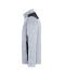 Herren Men's Knitted Workwear Fleece Jacket - STRONG - White-melange/carbon 8537