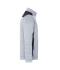 Men Men's Knitted Workwear Fleece Jacket - STRONG - White-melange/carbon 8537
