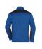 Unisex Men's Knitted Workwear Fleece Half-Zip - STRONG - Royal-melange/navy 8538