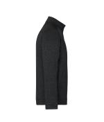 Unisex Men's Knitted Workwear Fleece Half-Zip - STRONG - Black/black 8538