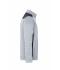 Unisex Men's Knitted Workwear Fleece Half-Zip - STRONG - White-melange/carbon 8538