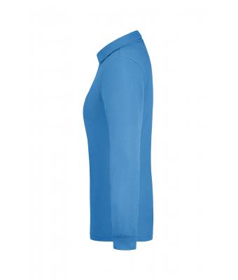 Damen Ladies' Workwear Polo Pocket Longsleeve Aqua 8539