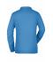 Damen Ladies' Workwear Polo Pocket Longsleeve Aqua 8539