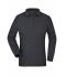 Damen Ladies' Workwear Polo Pocket Longsleeve Carbon 8539