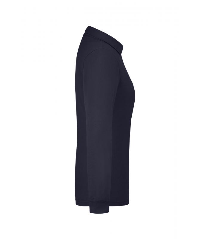 Damen Ladies' Workwear Polo Pocket Longsleeve Navy 8539