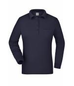 Ladies Ladies' Workwear Polo Pocket Longsleeve Navy 8539