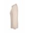 Damen Ladies' Workwear Polo Pocket Longsleeve Stone 8539