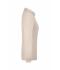 Damen Ladies' Workwear Polo Pocket Longsleeve Stone 8539