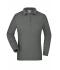 Ladies Ladies' Workwear Polo Pocket Longsleeve Dark-grey 8539