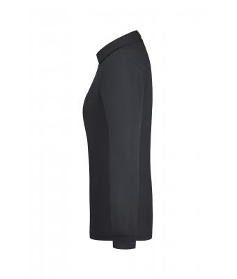 Damen Ladies' Workwear Polo Pocket Longsleeve Carbon 8539